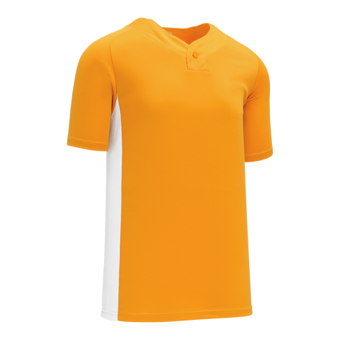 Athletic Knit One Button Pro Placket Performance Baseball Jersey (BA1343)